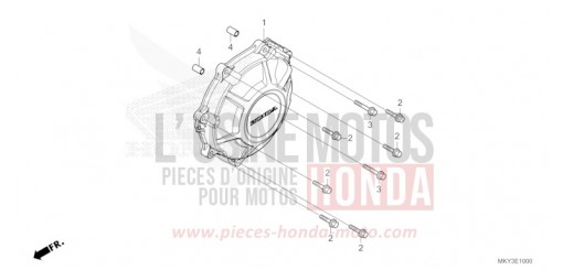 COUVERCLE DE GENERATRICE CB650RAN de 2022